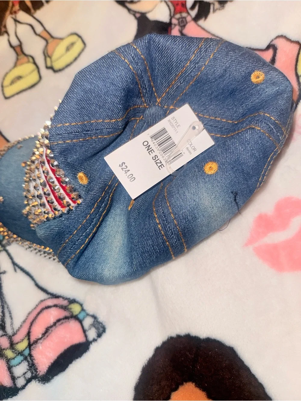 Bling American Flag Denim Hat 🇺🇸💎